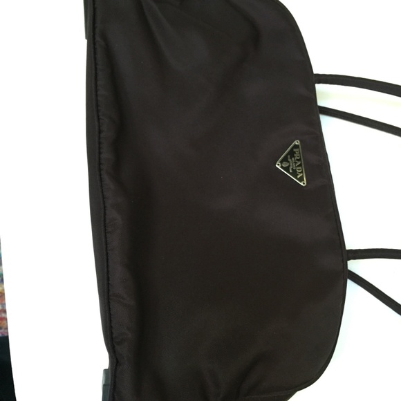 Prada brown nylon vintage handbag - Picture 3 of 6